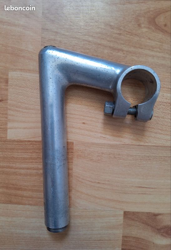 Potence vélo ancien vintage aluminium ATAX longueur 70 mm