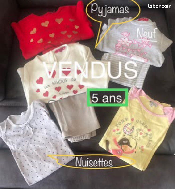 đž 5 ANS. Divers VĂȘtements Filles + Chaussures (image 10)