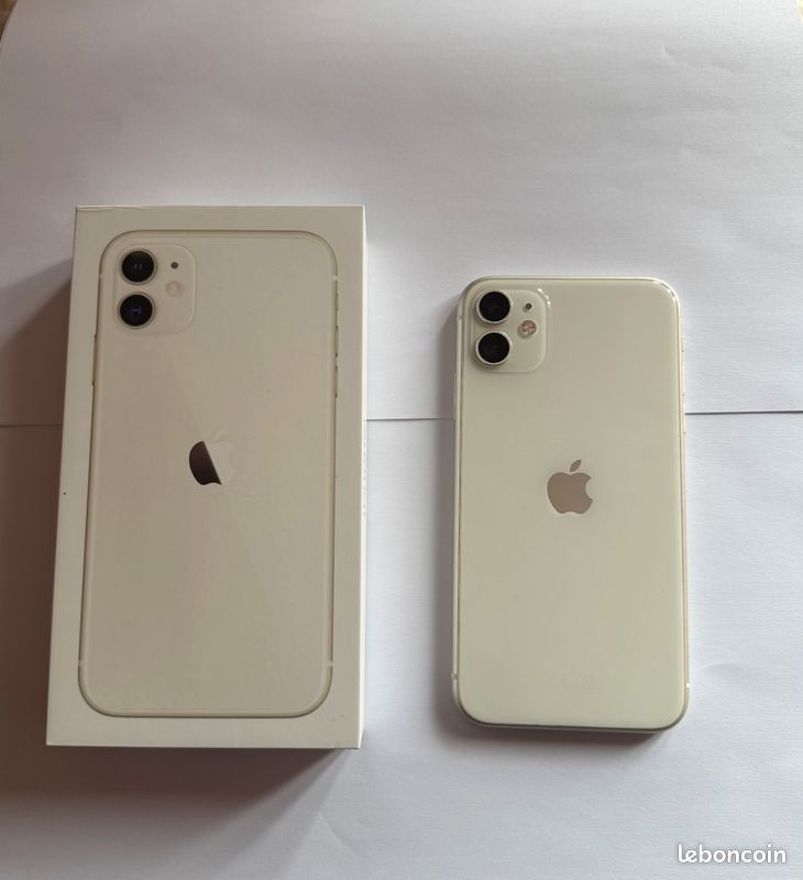 IPhone 11 Blanc 64 Go – Bon état (image 1)