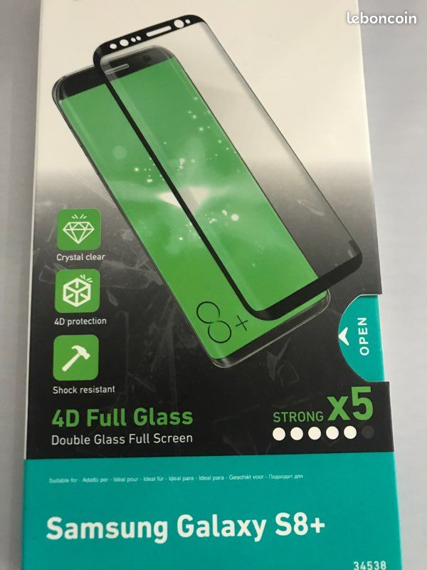 Verre trempé Pour Samsung Galaxy S8+ (image 3)
