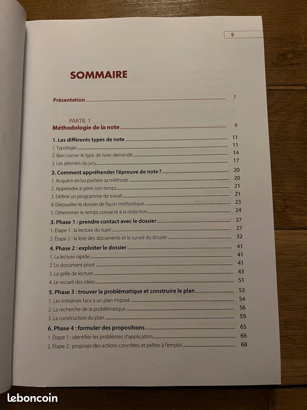 Livre de préparation : La note aux concours (image 4)