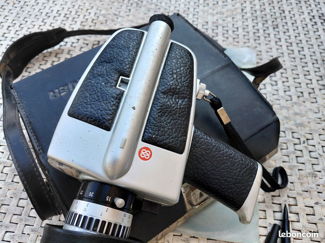 Caméra Super 8 Bauer D1M – Vintage, Avec Sacoche, Fonctionnelle