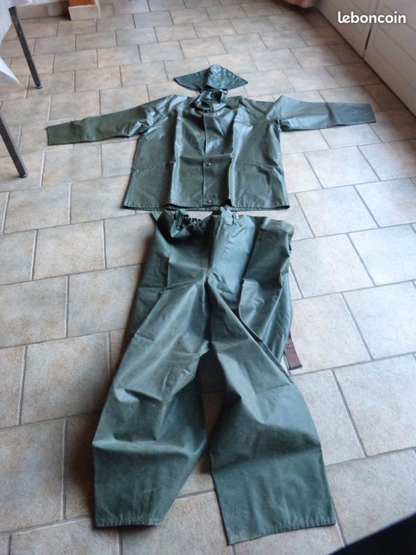 Survêtement De Randonnée Gerry – Veste Et Pantalon Vert, Coupe-vent, Taille L, Ensemble Extérieur Pour Pêche Et Camping