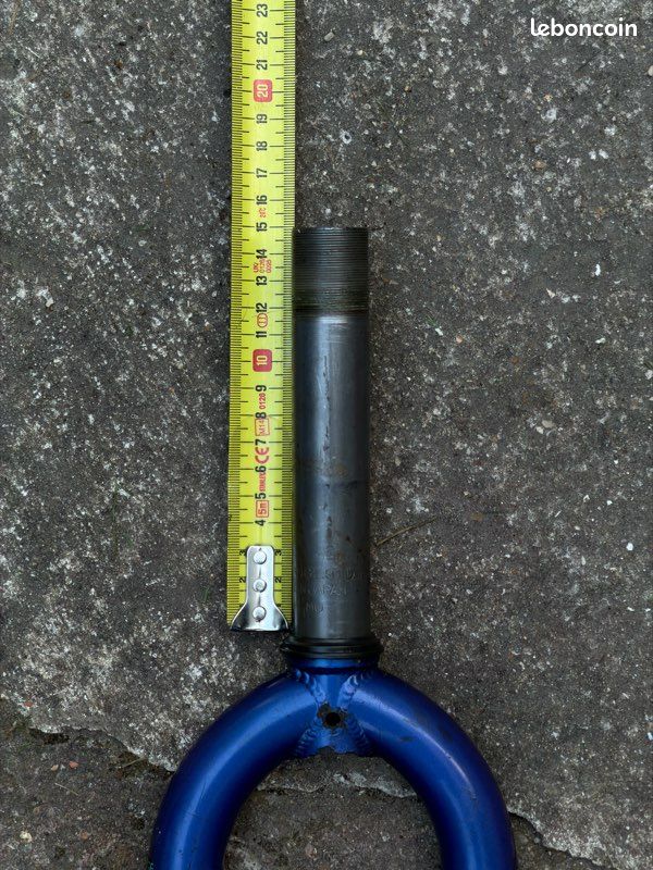 Fourche Acier Trek Cro Mo 700c Filetée 1 Pouce Courbe - Circa 1989