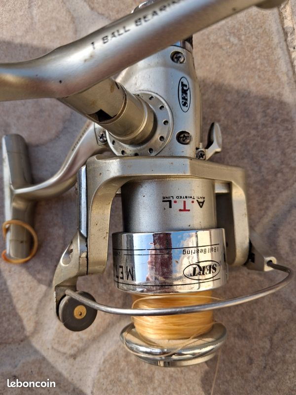 MOULINET À AXE central vintage JWYoung Truedex Silver Vintage pour la pêche... EUR 306,23