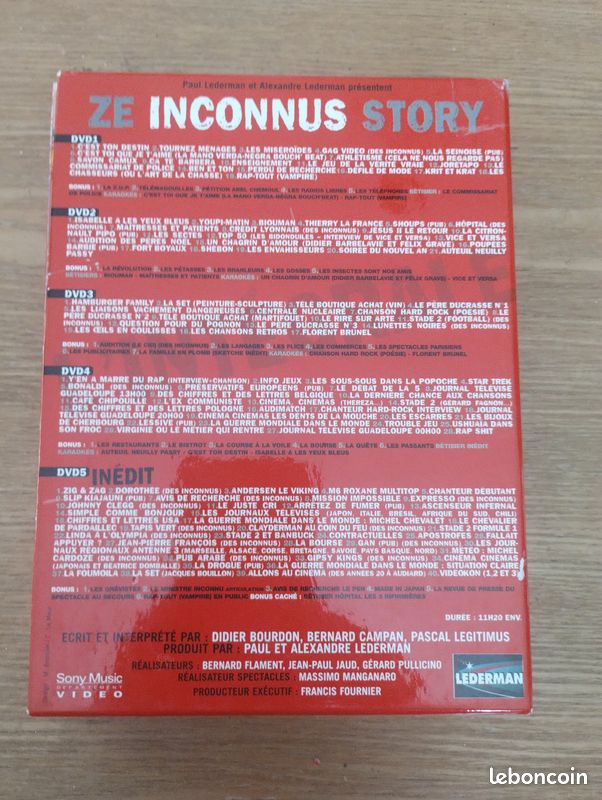 Ze Inconnus Story coffret 5 DVD l'intégrale le bocoup meilleur (image 9)