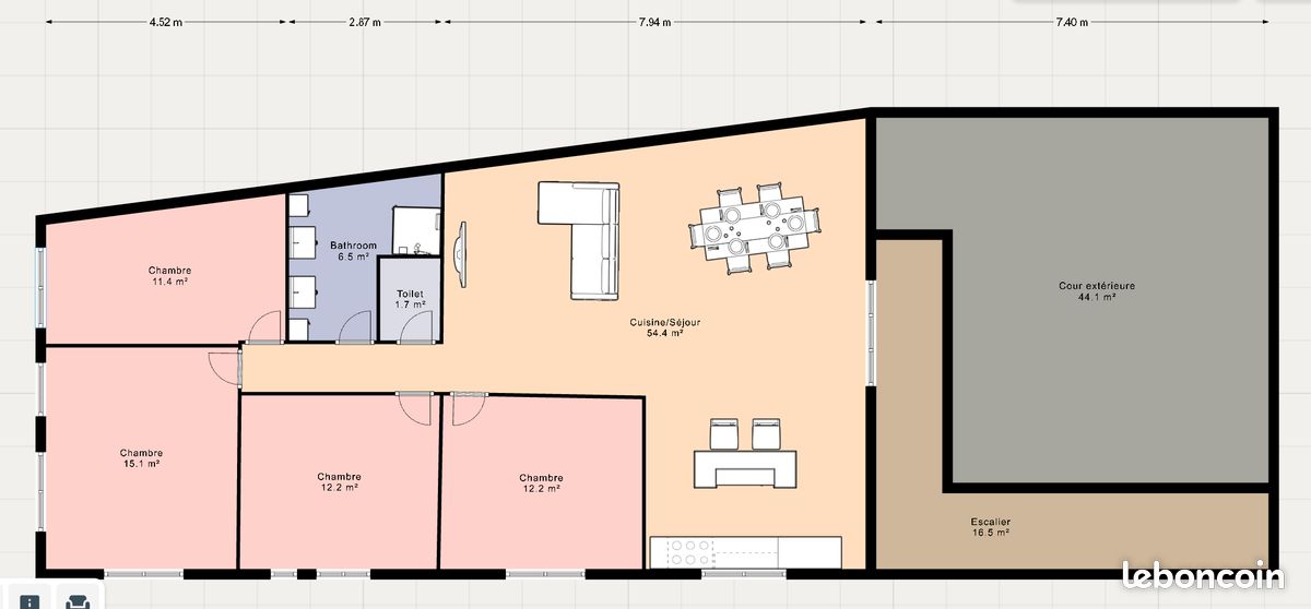 Maison 5 pièces 117 m² · au Pouget · 117 m² · 240 000 €