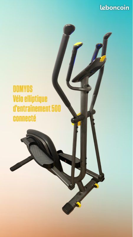 Elliptique Connecté El 500 Velo Elliptique Domyos Elliptique Velo