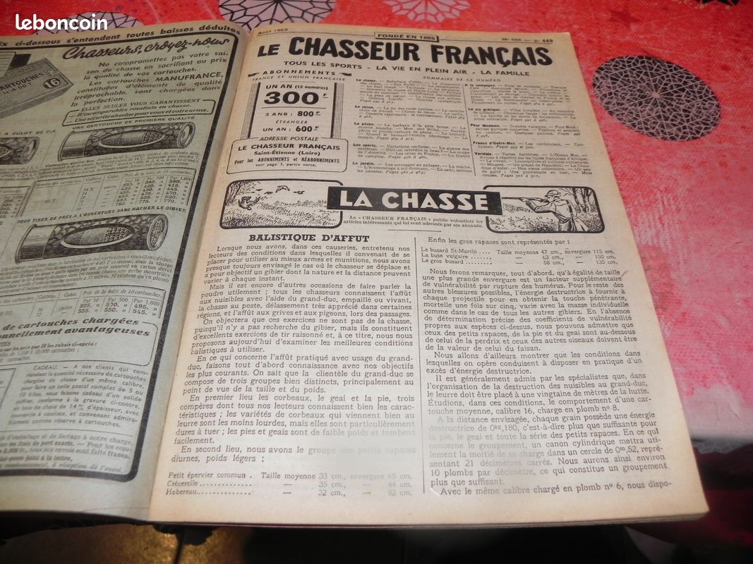 Revue le chasseur francais de 1952 (image 8)