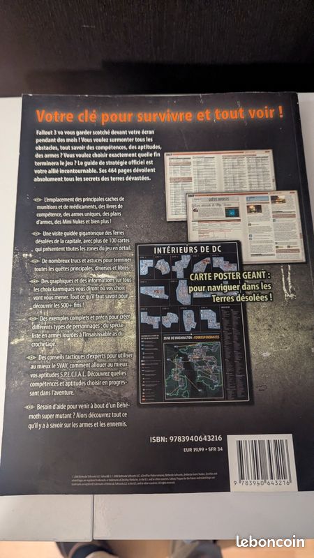 Guide Officiel Fallout 3 En Français, Bethesda, Bon état, EAN 9783940643216