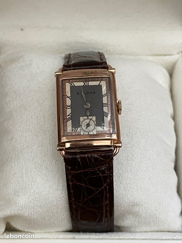 Magnifique montre vintage de collection art déco en or rempli (image 5)