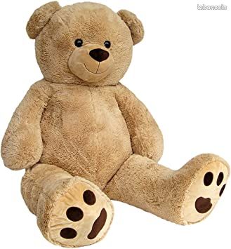 Doudou 60 cm marron (image 1)