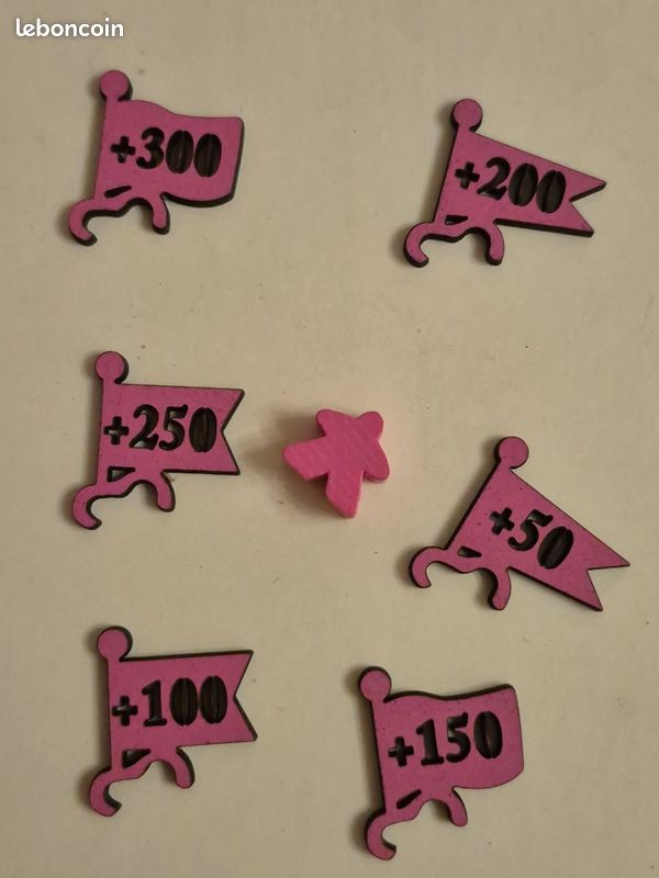 Meeple + Drapeau scoring Carcassonne (image 12)