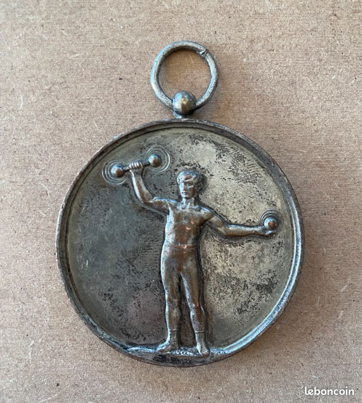 ANCIENNE MEDAILLE BRONZE apollon jeunesse sport 5cm EUR 15,00 - FR