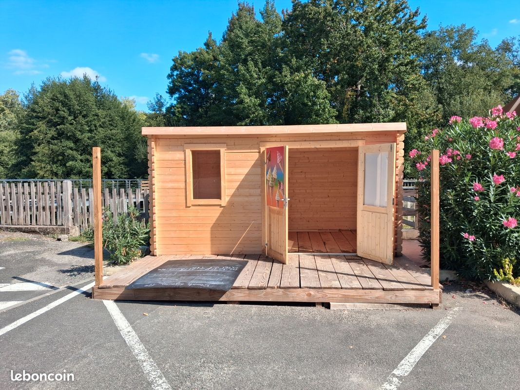 Chalet en bois neuf 12 m2 (image 1)