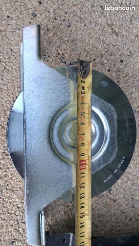 2 roues 140mm à encastrer pour portail coulissant (image 2)