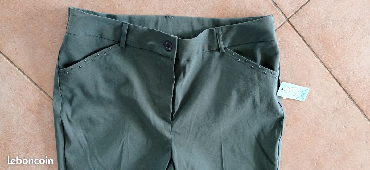 Pantalon chic court femme T 44 Damart (image 10)