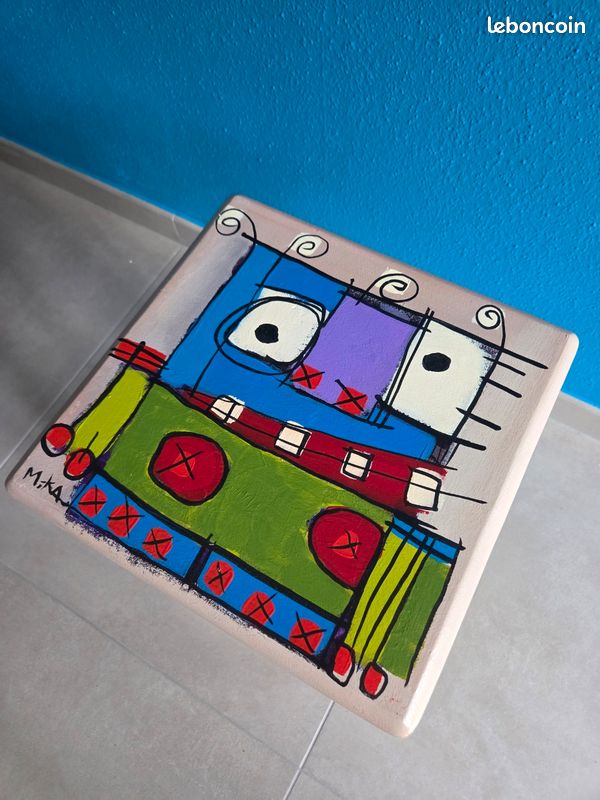 Tabouret Artiste peintre Mika (image 1)