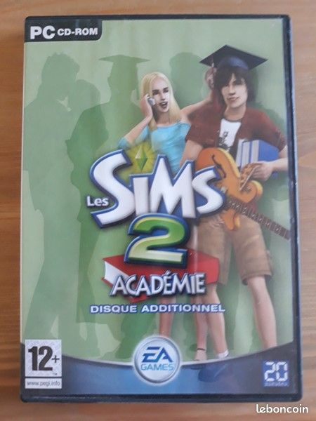 Jeu Les Sims 2 : Académie - Version Complète Sur PC - Français - Comme Neuf