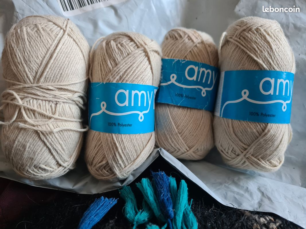 Lot de 4 pelotes ecru Amy de Zeeman (image 1)