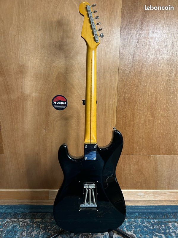 Fender stratocaster st-std – look « ’57 reissue » – black (1997-2000) (image 4)