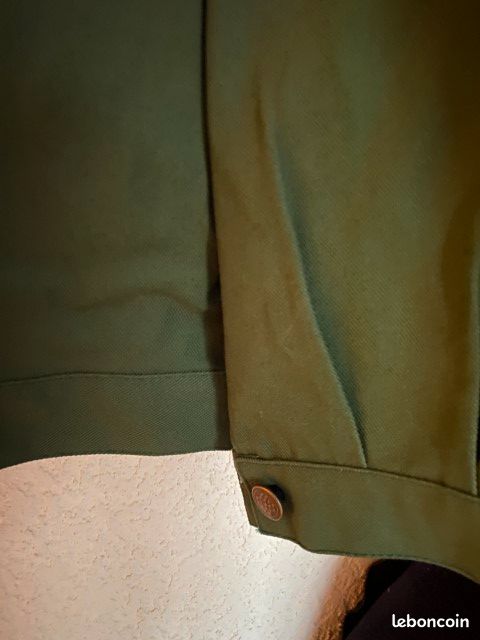 Blouson travail coloris vert (image 5)