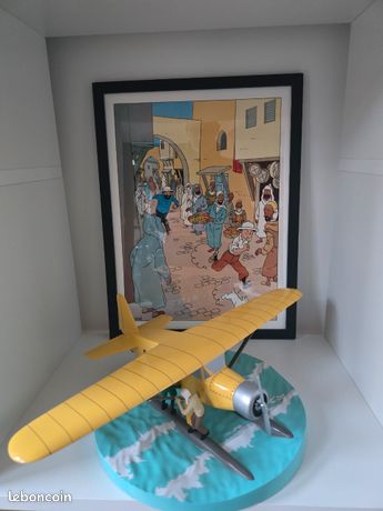 L'Hydravion de la poste aérienne Tintin dans l'Oreille cassée