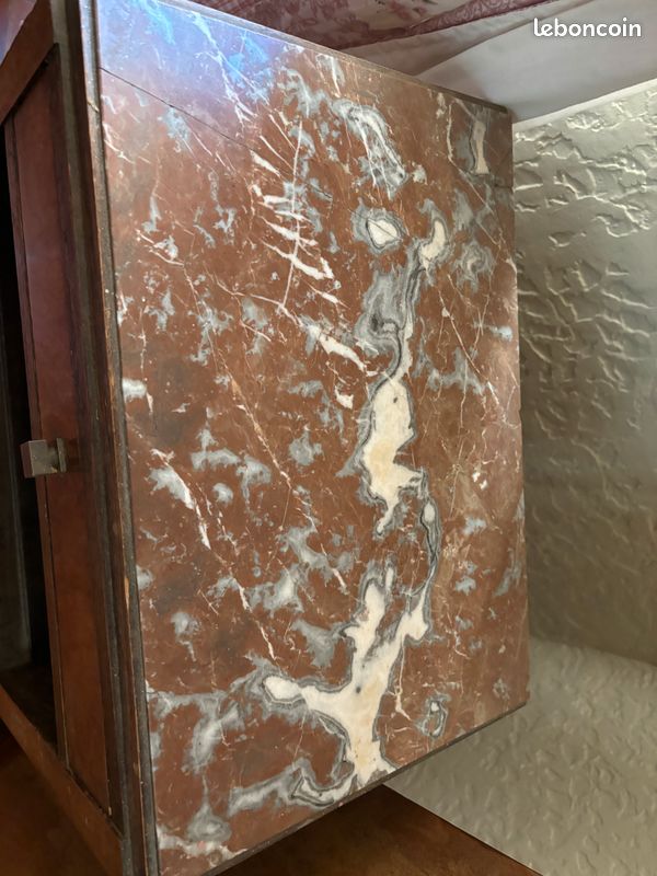 Armoire 1930-1940 et table de chevet (image 9)