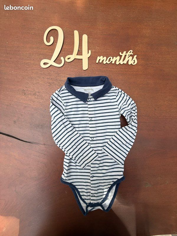 Lot 10 vêtements bébé garçon 24 mois (image 2)