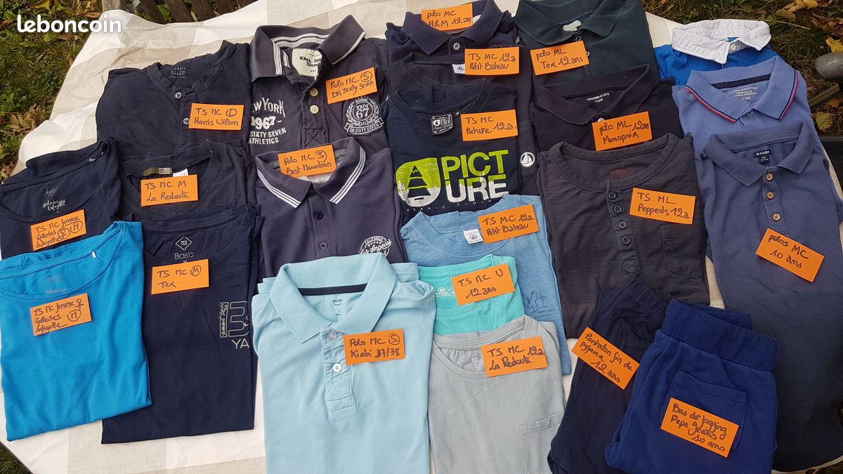 Uniformes et équipement scout articles et prix en descriptif (tt n