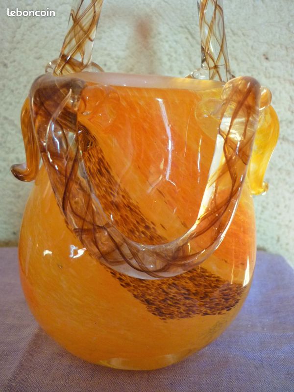 Petit sac à main verre soufflé Murano - ETAT NEUF (image 3)