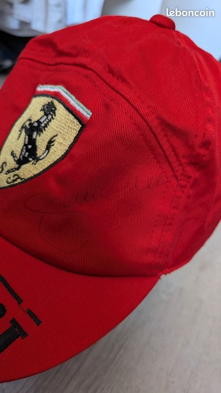 Casquette Ferrari Michael Schumacher – Signée Par Le Champion – Neuve