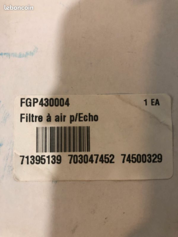 Filtre à air souffleur echo A226000410 Boyer Motoculture 😊 (image 3)