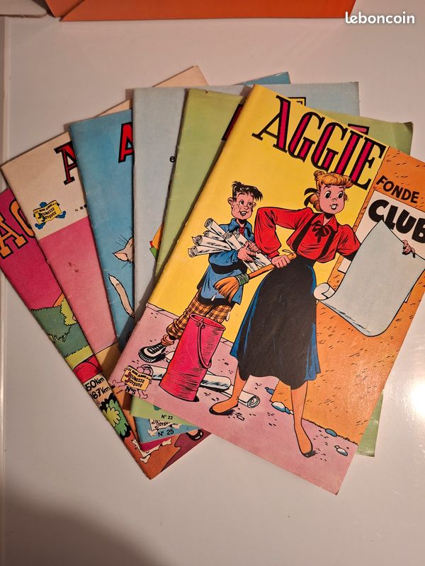 Magazine bande dessinée AGGIE 3 numéros (image 1)