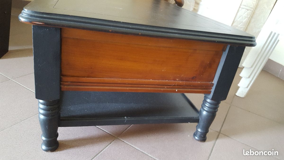 Table basse merisier massif (image 2)