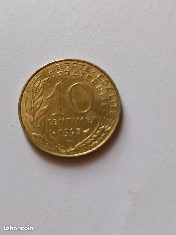 Pièce 10 cts 1995 France (image 1)