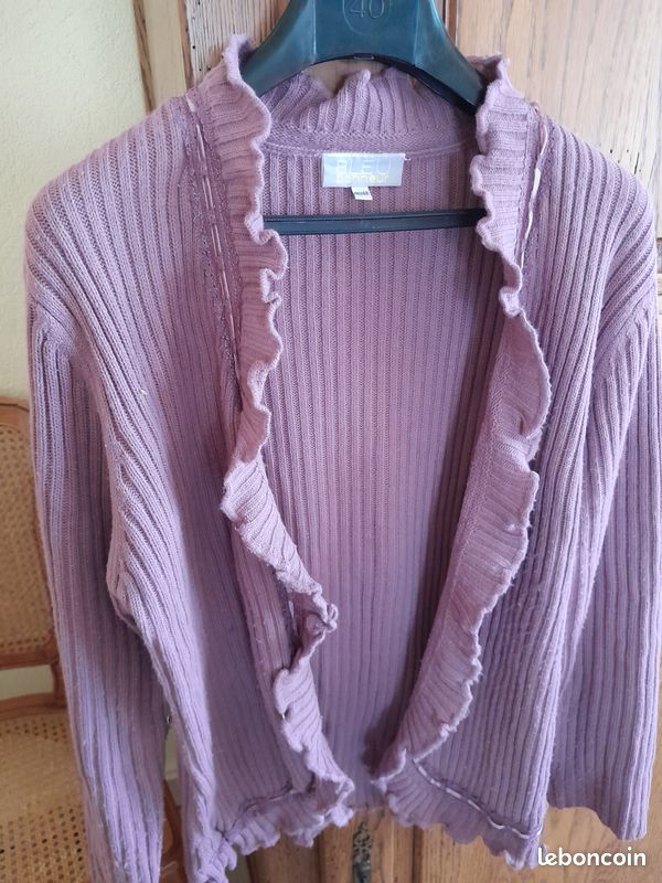 Gilet femme rose 46/48 (image 2)