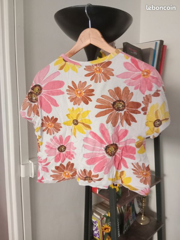 Haut Zara Multicolore à Fleurs - Taille XS (neuf Avec étiquette)