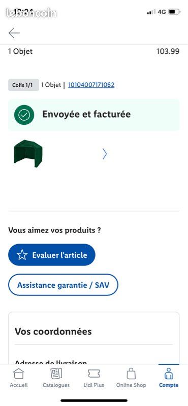 Tente garage (image 1)