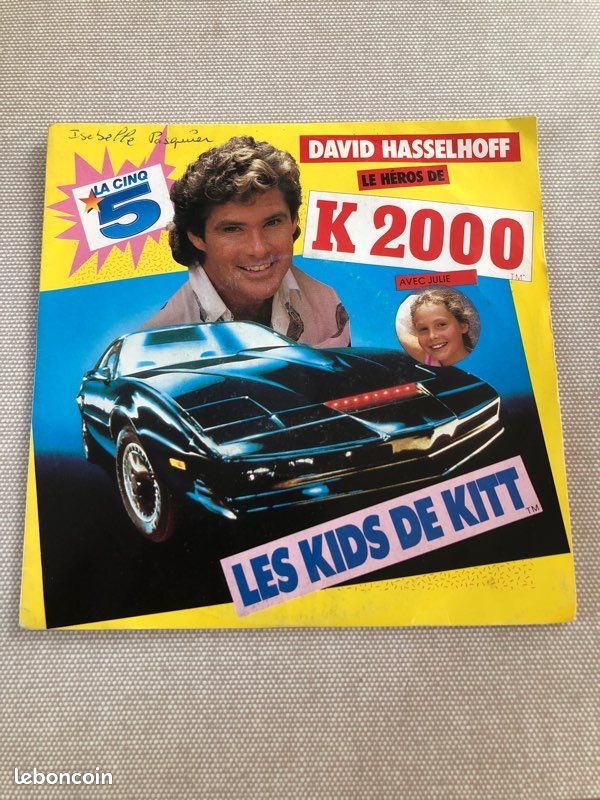 Vinyle « les kids de kitt » David Hasselhoff et Julie (image 1)