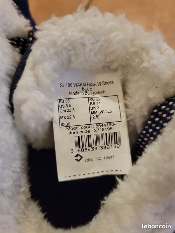Bottes de neige enfant T36 NEUVES (image 3)