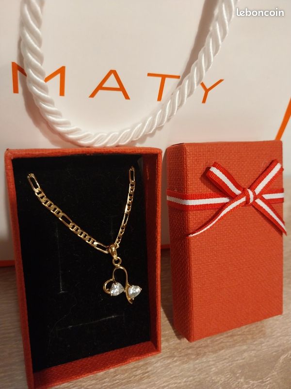 plaqué or chaine en or maty