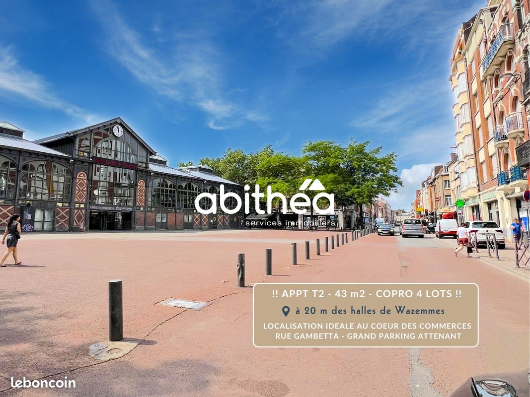 Appartement 2 pièces 38 m² · à Lille · 38 m² · 159 900 €