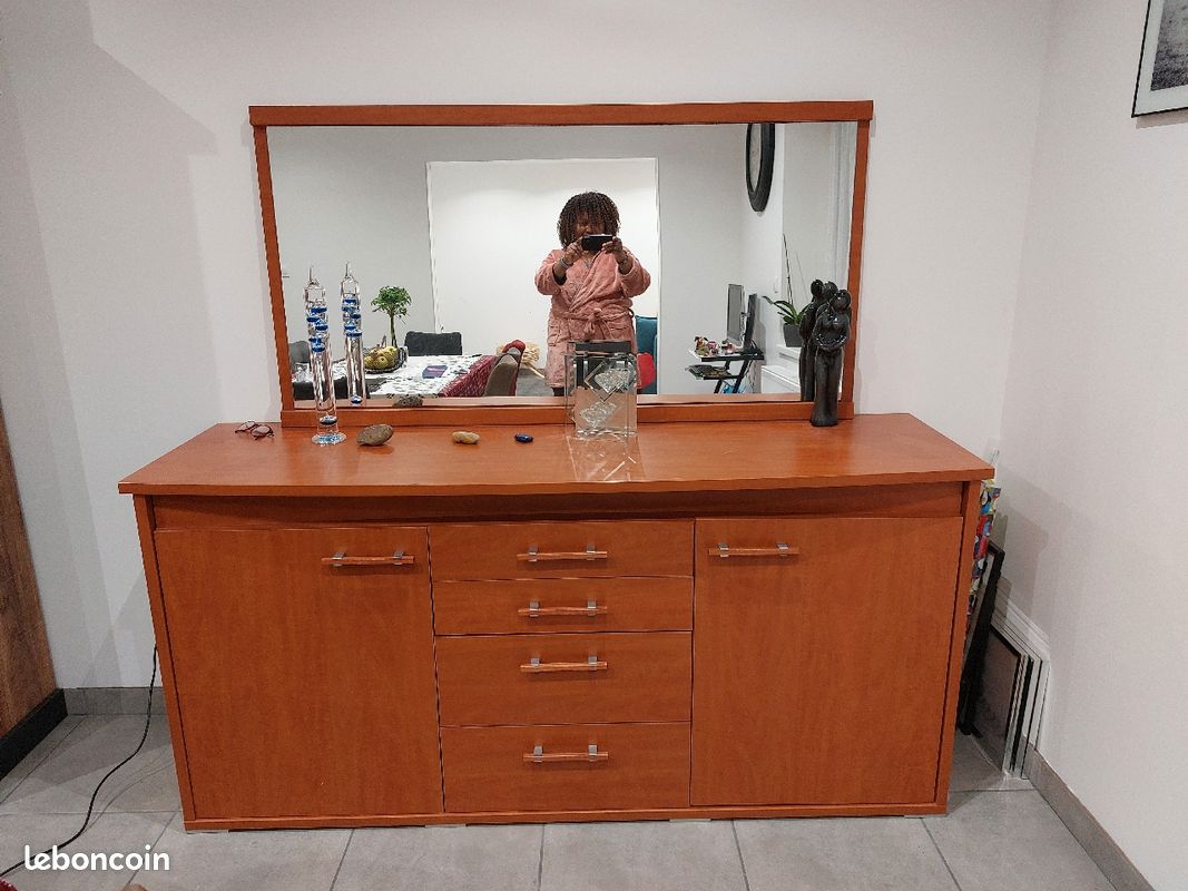Ensemble bahut avec miroir (image 3)