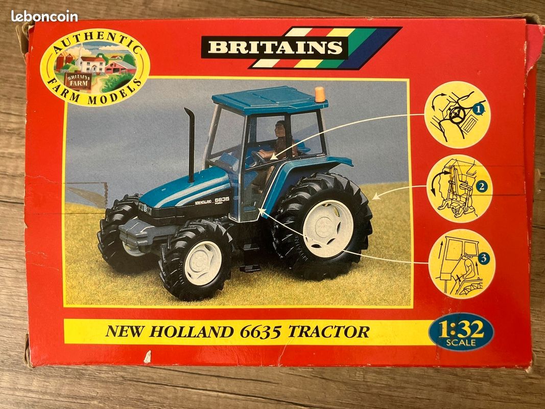 Miniature Tracteur NEW HOLLAND T8050 Jumelé Arrière ERTL ERT13759