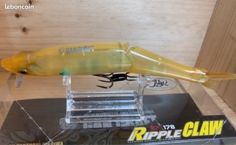 Gan Craft Ripple Claw 178 Flottant Jointed Wake Bait Leurre 01 (4313