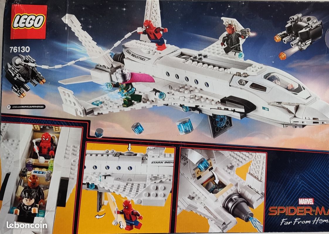 76130 LEGO - Marvel L'attaque de Spider Man avec le jet de Star (image 2)