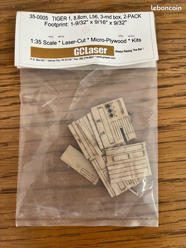 Caisse maquette bois ww2 GC laser (image 1)