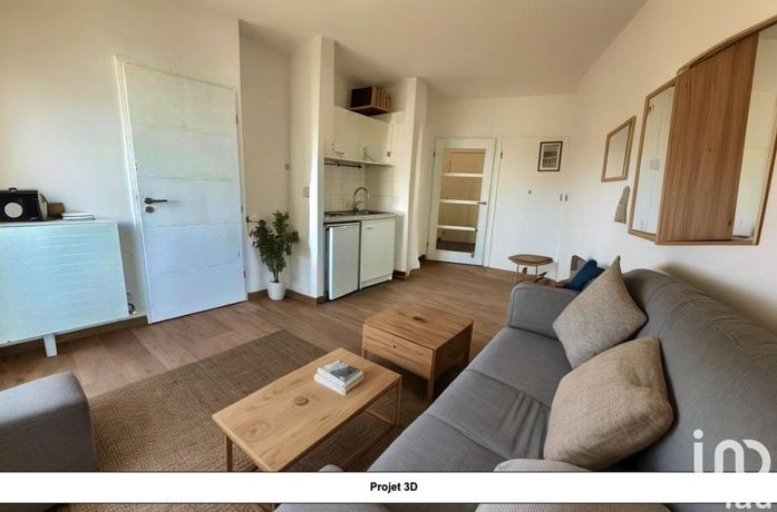 Appartement 1 pièce(s) 27 m²à vendre Issy-les-moulineaux
