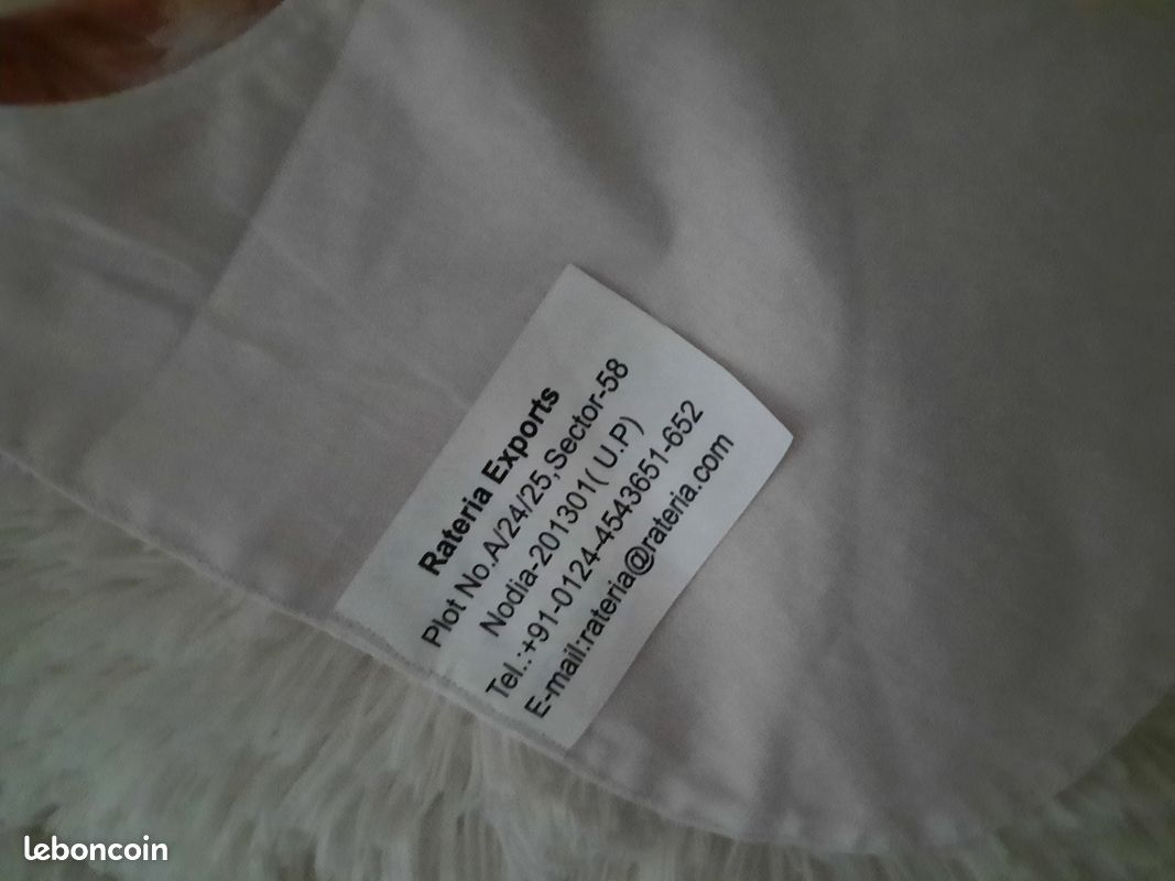 Bavoir rose étoiles blanches neuf (image 3)